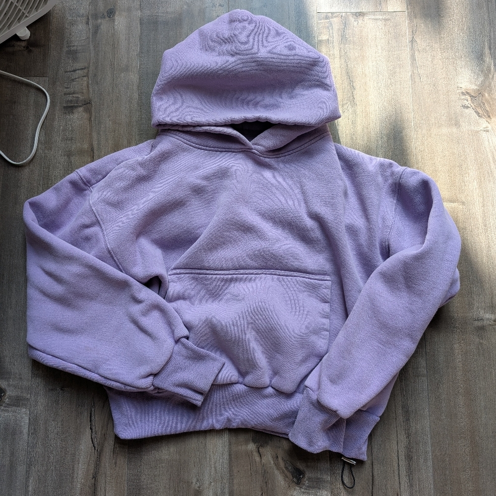 Humane Blanks Lavender Hooded Sweatshirt